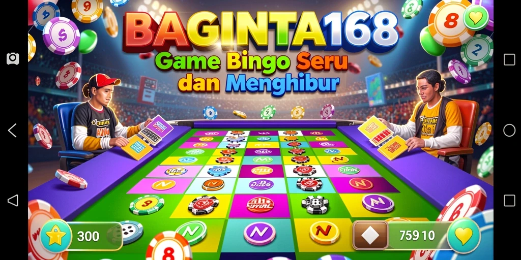 Tampilan gameplay seru dari BAGINTA168 dengan tema Bingo.