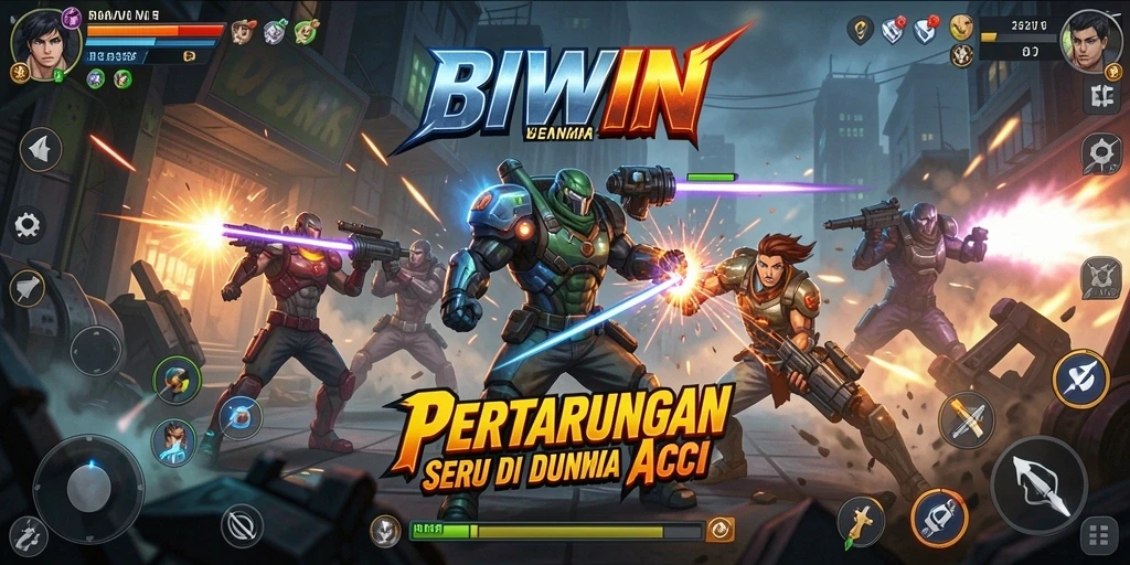 Tangkapan layar BIWIN menampilkan aksi mendebarkan di pertarungan.