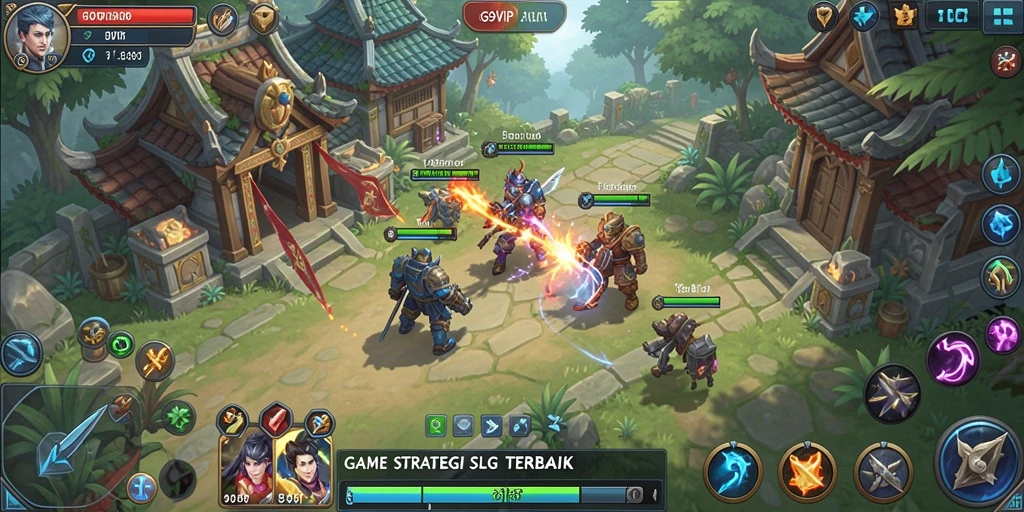 Screenshot gameplay G9VIP yang menawan dan strategis.