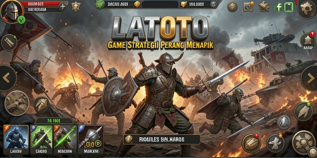 Tampilan gameplay LATOTO yang seru dan strategis.