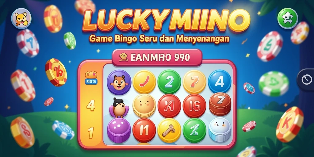 Tampilan menarik dari gameplay LUCKYMINO yang seru dan menantang.