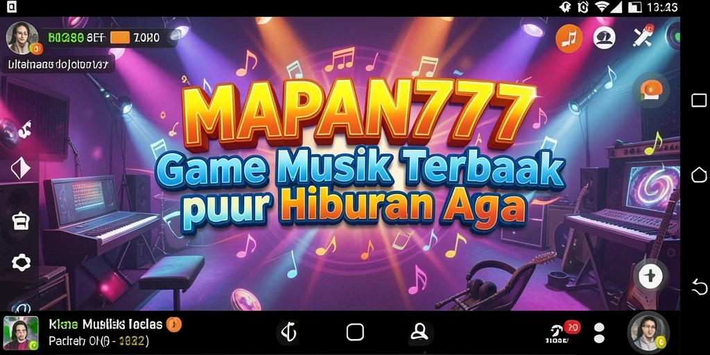 Tampilan gameplay MAPAN777 yang seru dengan musik yang menarik.