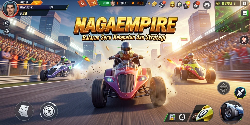 Gameplay Racing dengan grafis mengesankan dan adrenalin tinggi.
