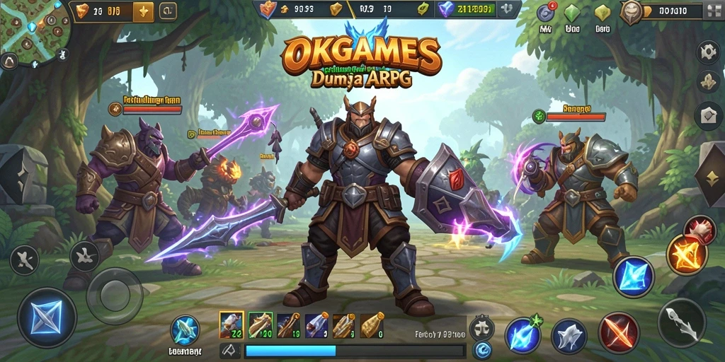 Gameplay ARPG seru dengan grafis yang memukau.
