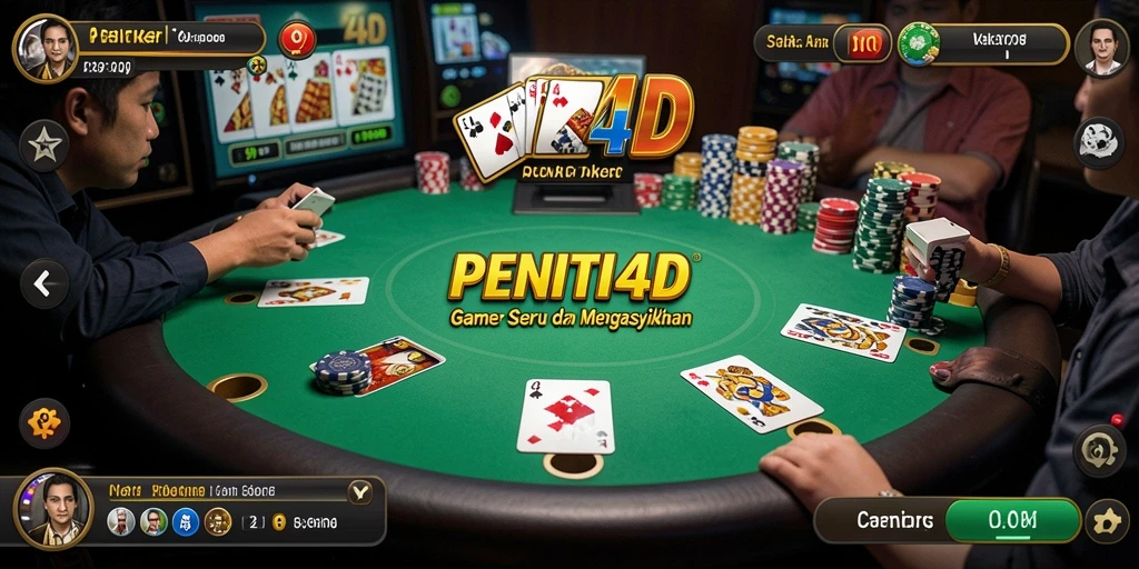 Tampilan gameplay PENITI4D yang menarik dan kompetitif.