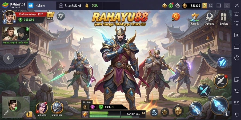 Tampilan gameplay menarik dari RAHAYU88 dengan elemen strategi.