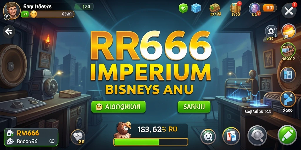 Tangkapan layar gameplay RR666 menampilkan proses membangun bisnis yang mendebarkan.