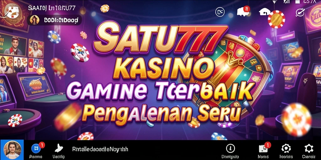 Tampilan screenshot SATU77 menunjukkan gameplay Kasino yang seru dan interaktif.