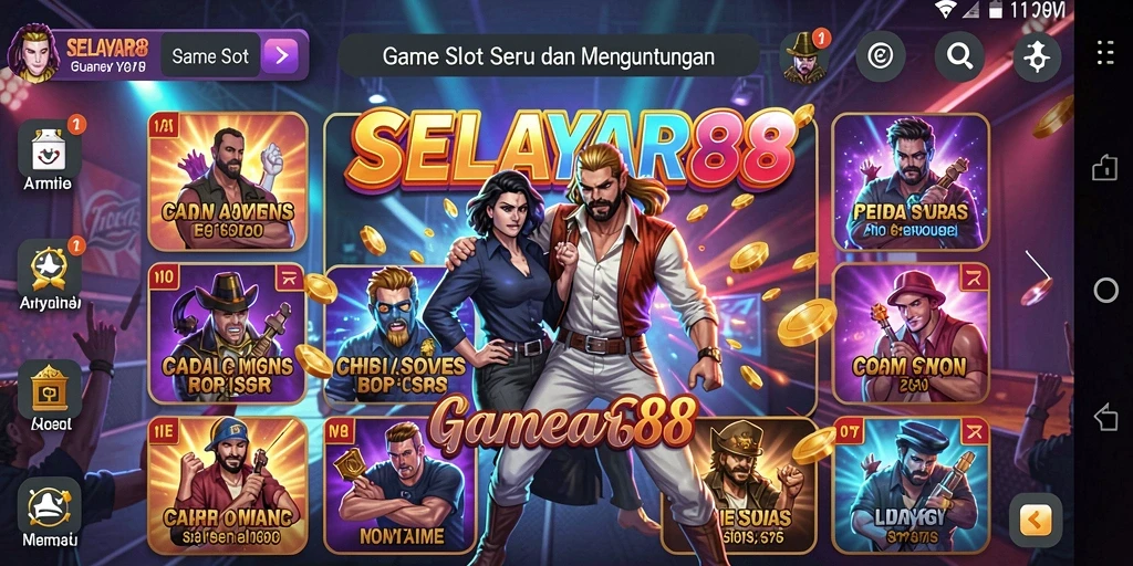 Tampilan gameplay menarik dari SELAYAR88 yang menunjukkan keseruan bermain slot.