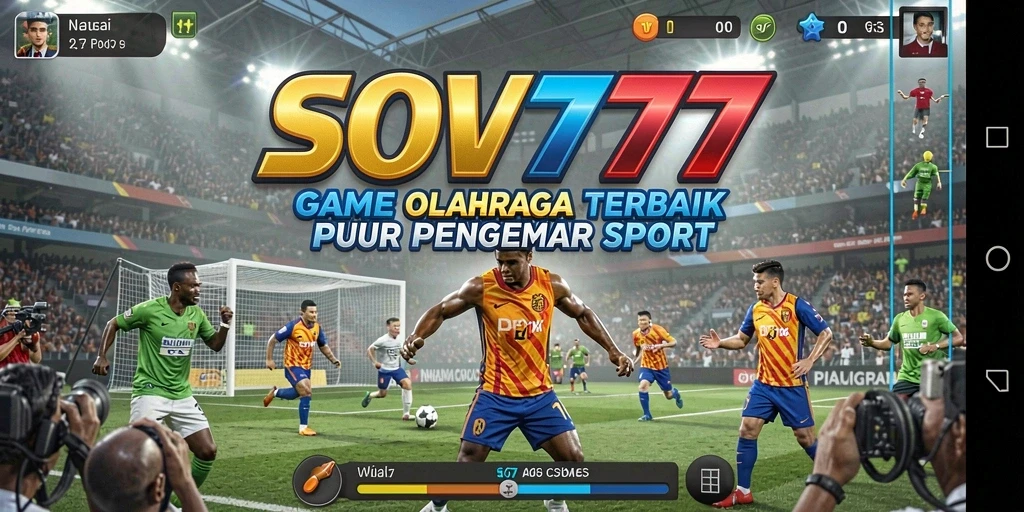 Tangkapan layar SOV777 menampilkan aksi seru dalam game olahraga.