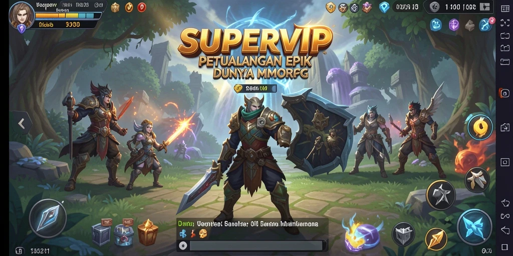 Gameplay menarik dengan grafis menakjubkan di SUPERVIP.