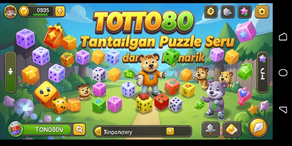Tampilan menarik dari gameplay TOTO80 yang menampilkan puzzle yang menantang.