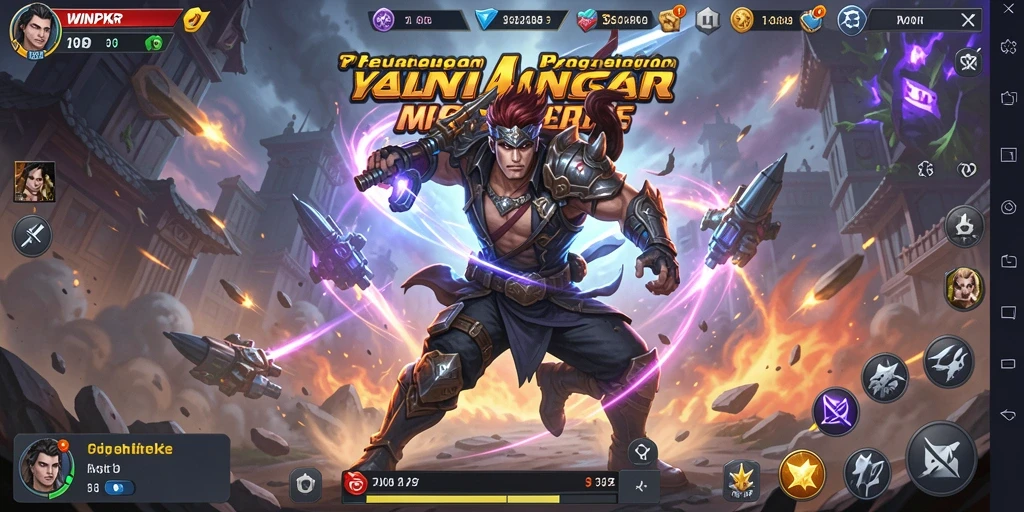 Tangkapan layar gameplay WINPKR menampilkan aksi mendebarkan dan grafis yang memukau.